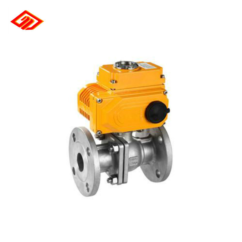 stainless steel motorized 3 way 2 way motorized ball valve electric actuator stainless steel ball valve