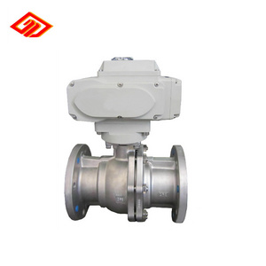 stainless steel motorized 3 way 2 way motorized ball valve electric actuator stainless steel ball valve