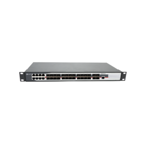 4 10G Fiber 24 GE Fiber 8 GE Multiplexed Copper Self Healing Ring L3 Managed Gigabit Rack Mounted Industrial Ethernet Switch