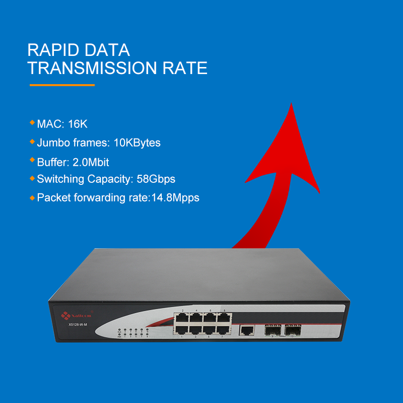 Rack Mount Desktop 10 18 24 28 30 32 36 52 port L2 L3 Managed PoE None PoE 10 100 1000M Ethernet Switch