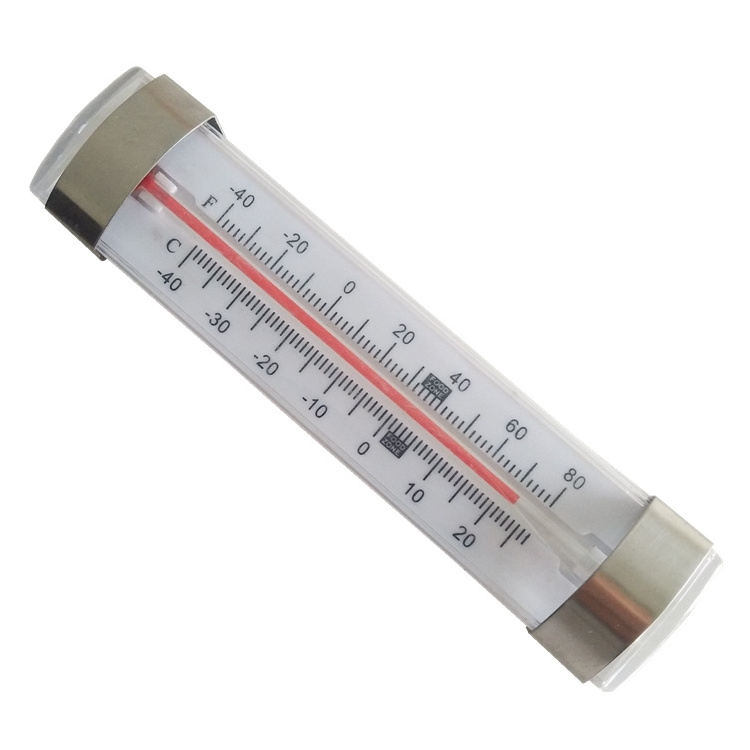 F and C Instant Read Rectangular Refrigerator Freezeral Thermometer