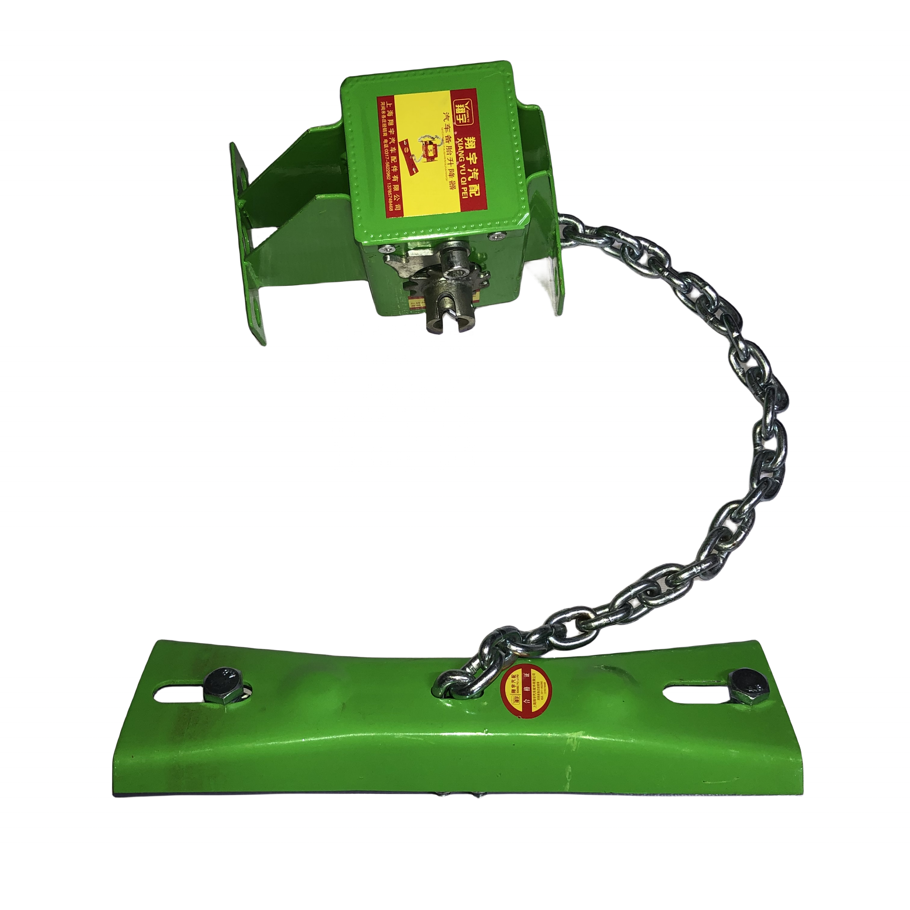 Factory Supply Spare Tire Bracket Elevator Truck Stent Semi -Trailer Spare Tire Lifting Carrier Device