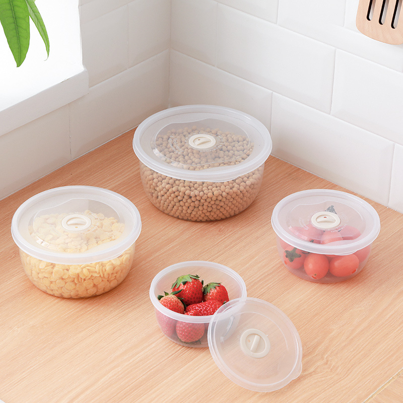 Refrigerator storage box Household food grade crisper kitchen fruit vegetable egg freezer sealed box with lid