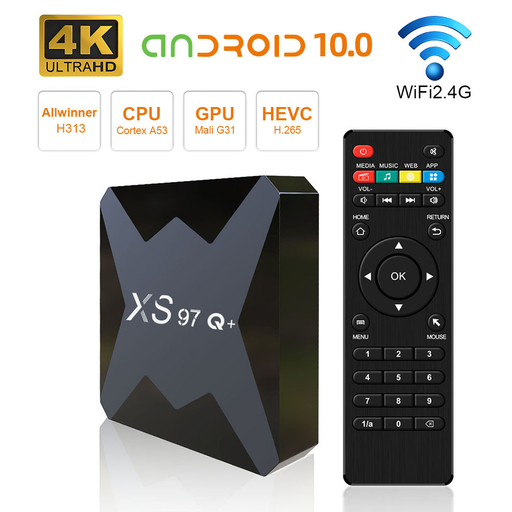 ip tv xs97q+ stb android tv iptv 4k   china factories mini projector 4k dual wifi set top box