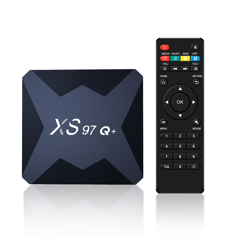 Set Top Box android 10.0 xs97q+ 8K HD H96MAX Dual Wifi 100M Tv iptv box fully loaded ip tv box with internet