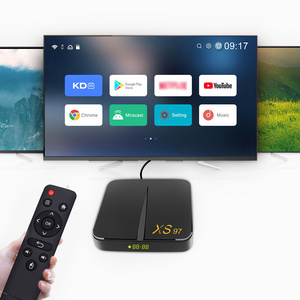 Xangshi hot sale model XS97 4k receiver 4gb 32gb 2.4g/5g amlogic S905w2 dual wifi 100Mbps lan tv android 11 tv box with reseller