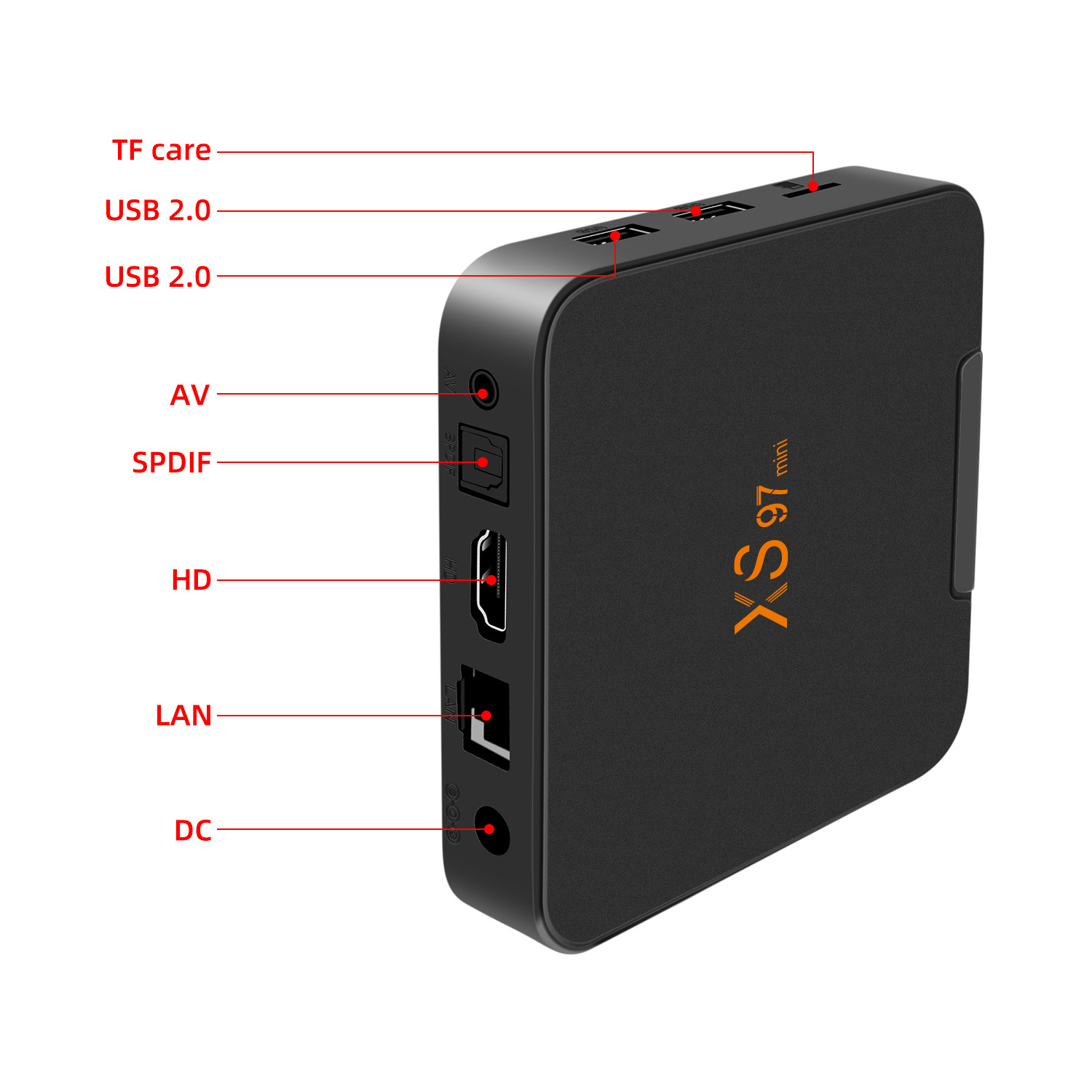 china factories XS97 SMART 2gb 16gb android tv box ip tv