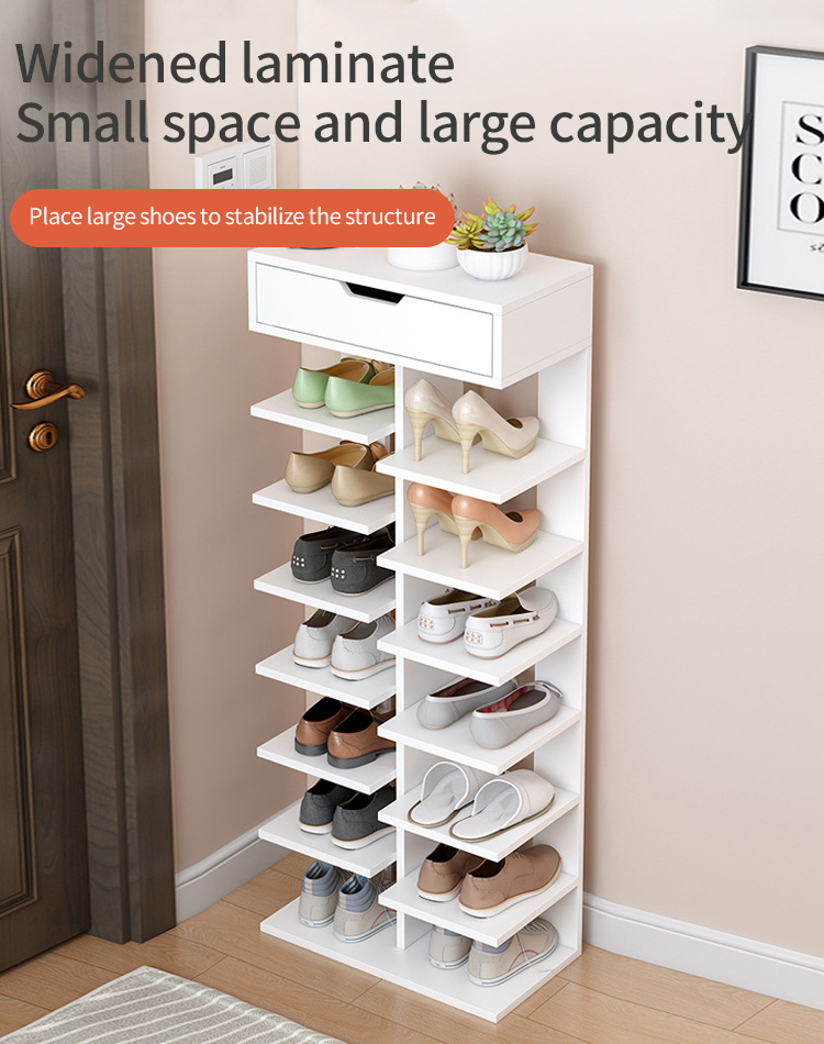 Modern shoe rack multi-layer simple shoe storage cabinet for home