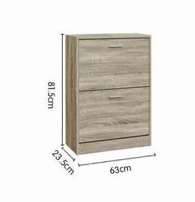 Custom size simple large-capacity wooden porch shoe cabinet balcony cabinet storage rack with drawers