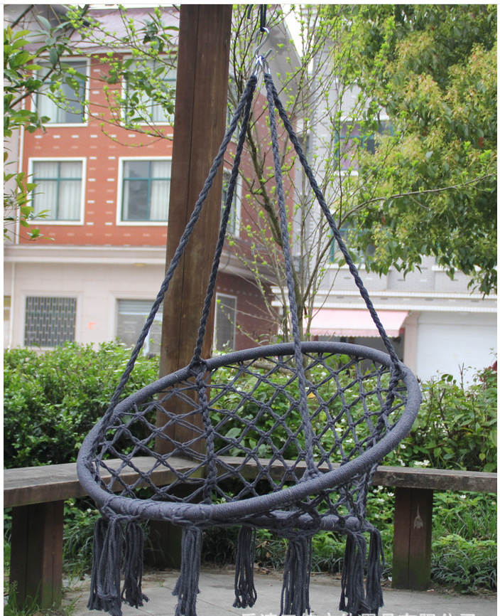 Hanging chair swing equipment hammock for home outdoor chair swing in Patio Swings