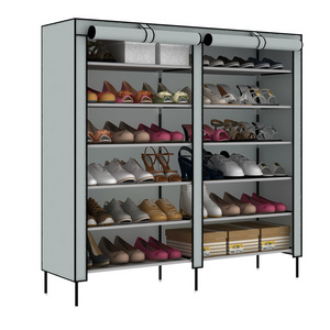 FF316 4/5/6/8 layer standing Shoe cabinet Household storage shoe cabinet cloth art shoe rack