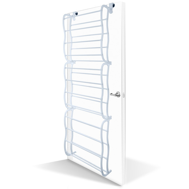 12 Layer 36 Pairs  Organizer Storage Plastic  Metal Foldable Living Display  Hanging Wall Mounted  Over The   Door  Shoe Racks