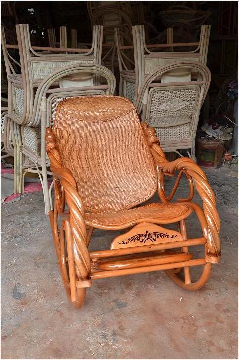 Factory wholesale quality package rattan rattan wicker rocking chair