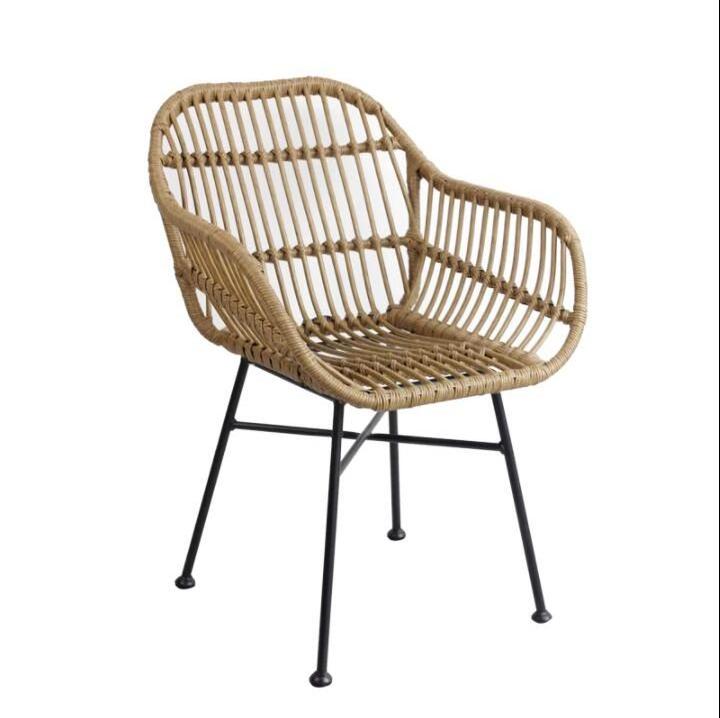 2023 Indoor Outdoor Furniture Patio Lounge Accent Peacock Woven Wicker Table and Chair Set Luxury Antique Cane Rattan Chairs