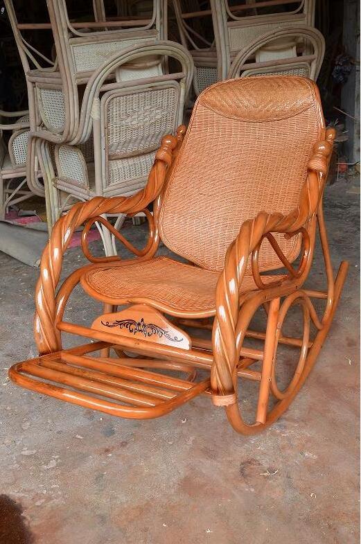 Factory wholesale quality package rattan rattan wicker rocking chair