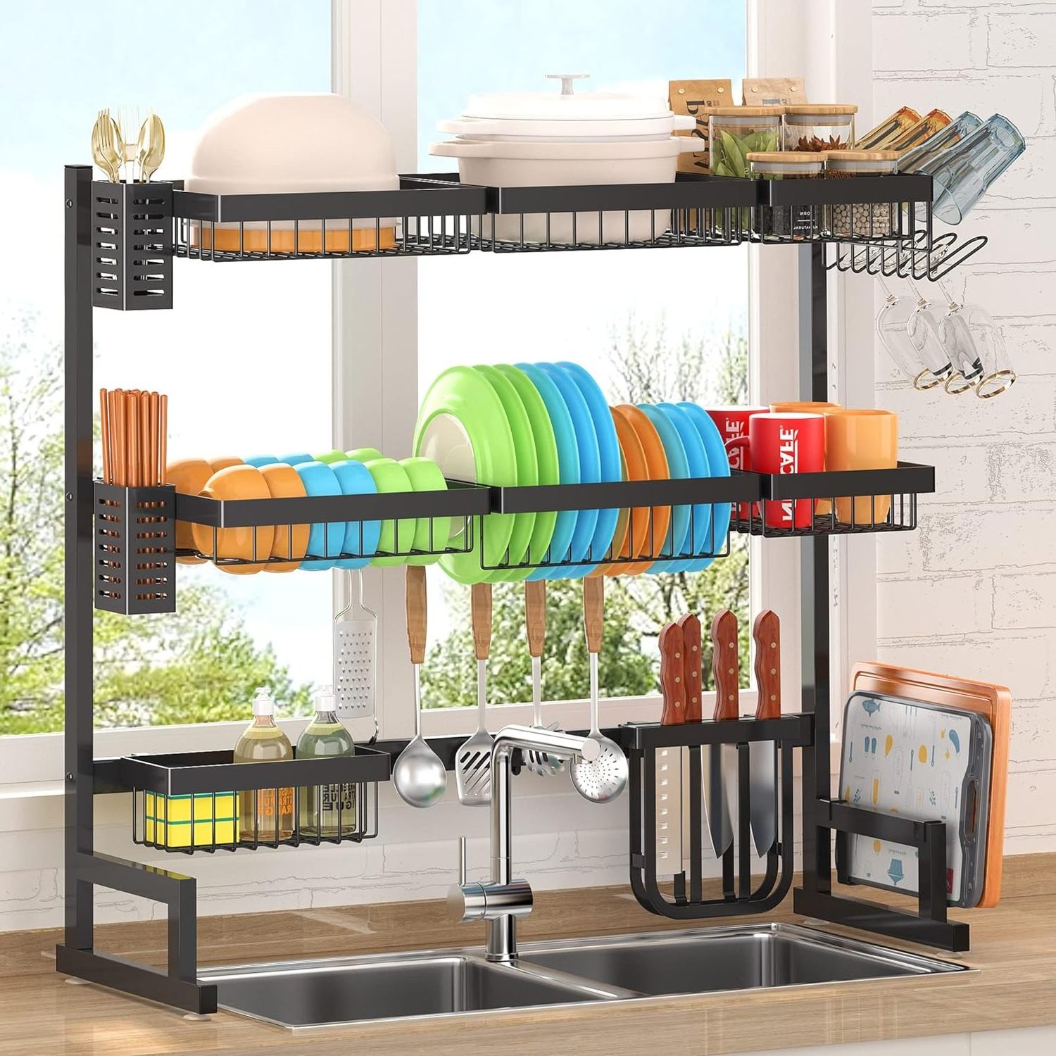 Kitchen Storage Countertop Organization (34