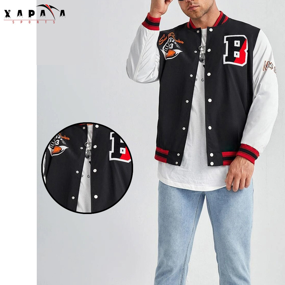 Custom Wool Leather Letterman Jackets College American Varsity Jackets Chenille Logos Greek Varsity Jackets