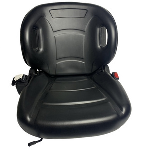 Universal Forklift Seat with Integrated Steel Armrest Fold Down Backrest Fits HELI forklift parts