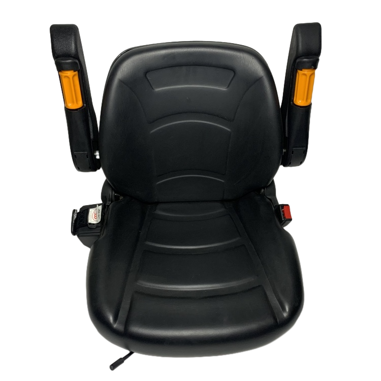 Universal Comfortable Luxury H2KE6-80051 Forklift Seat With Micro Switch Armrests and Seat belts