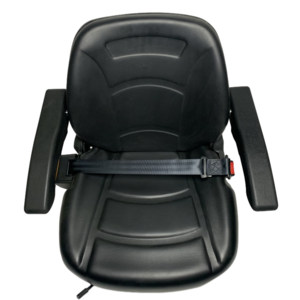 Universal Comfortable Luxury H2KE6-80051 Forklift Seat With Micro Switch Armrests and Seat belts