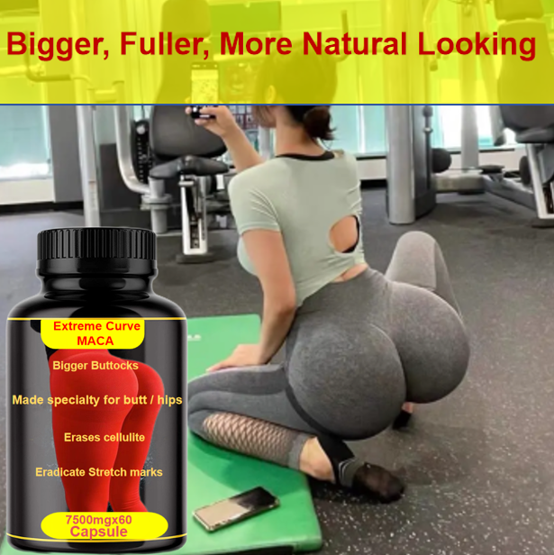 Organic Herbal Hips And Butt Enhancement Pills Ultimate Black Maca Pills For Butt Hips Enlargement