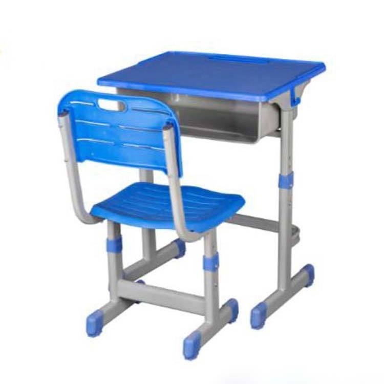 Hot sell single person primary school furniture tables and chairs for study