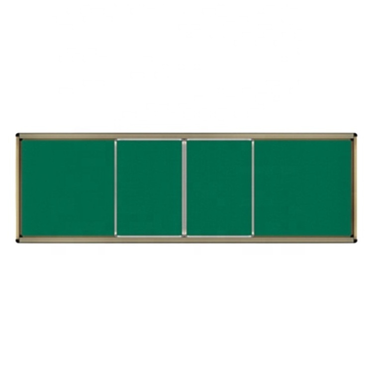 Factory direct supply educational equipment classroom teaching aluminium frame sliding chalkboard