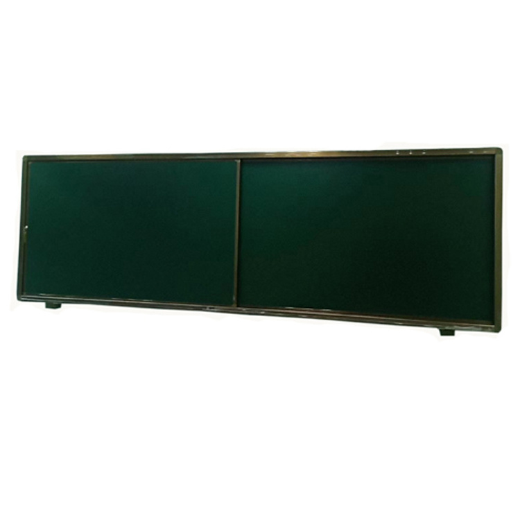 Factory direct supply educational equipment classroom teaching aluminium frame sliding chalkboard