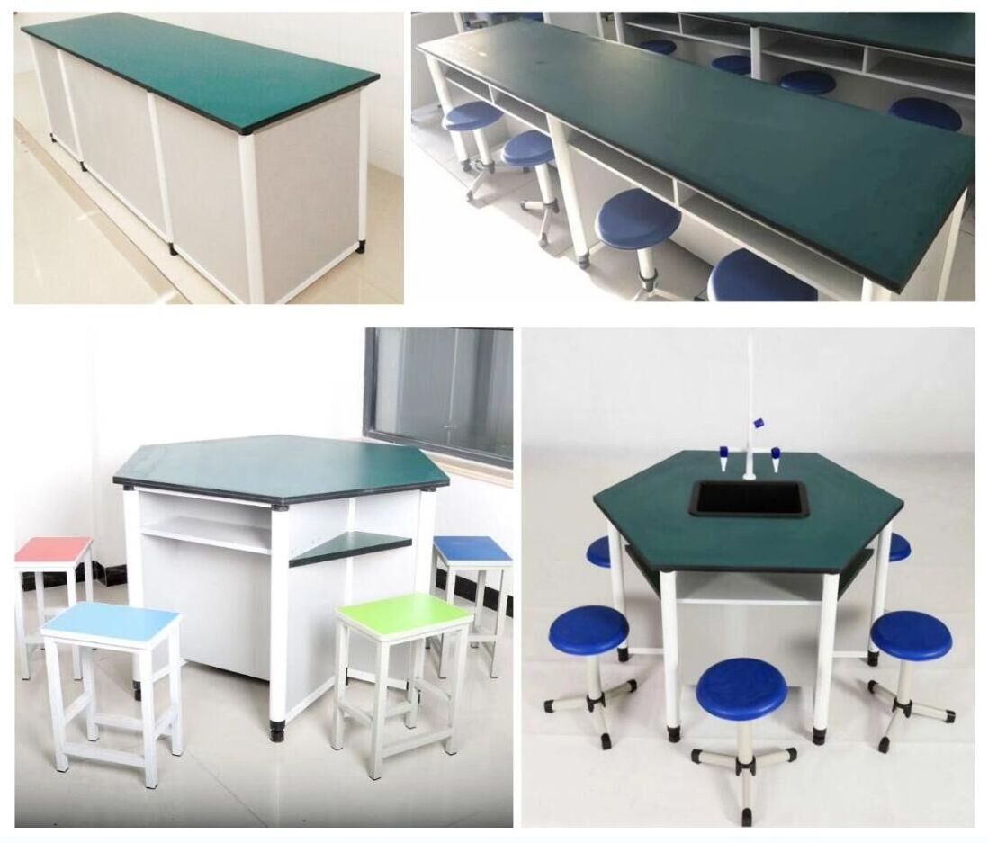 Used Science School Computer Laboratory Table Lab Casework Furniture Price