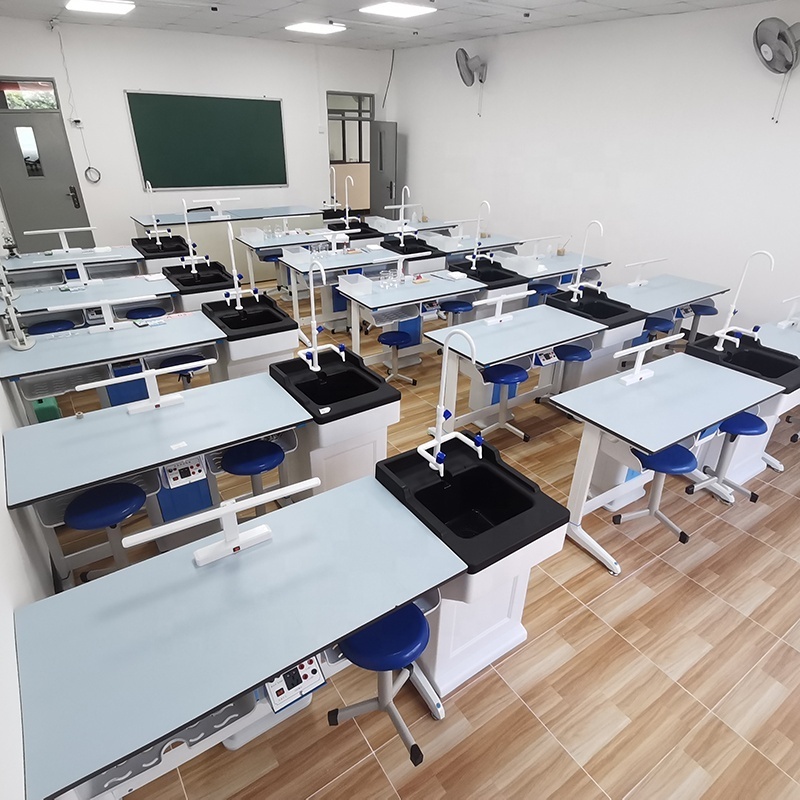 Used Science School Computer Laboratory Table Lab Casework Furniture Price