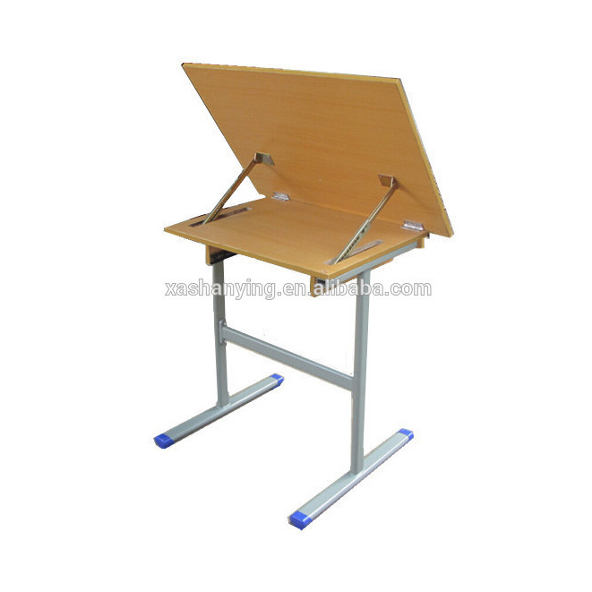 Sample design adjustable student foldable drawing table