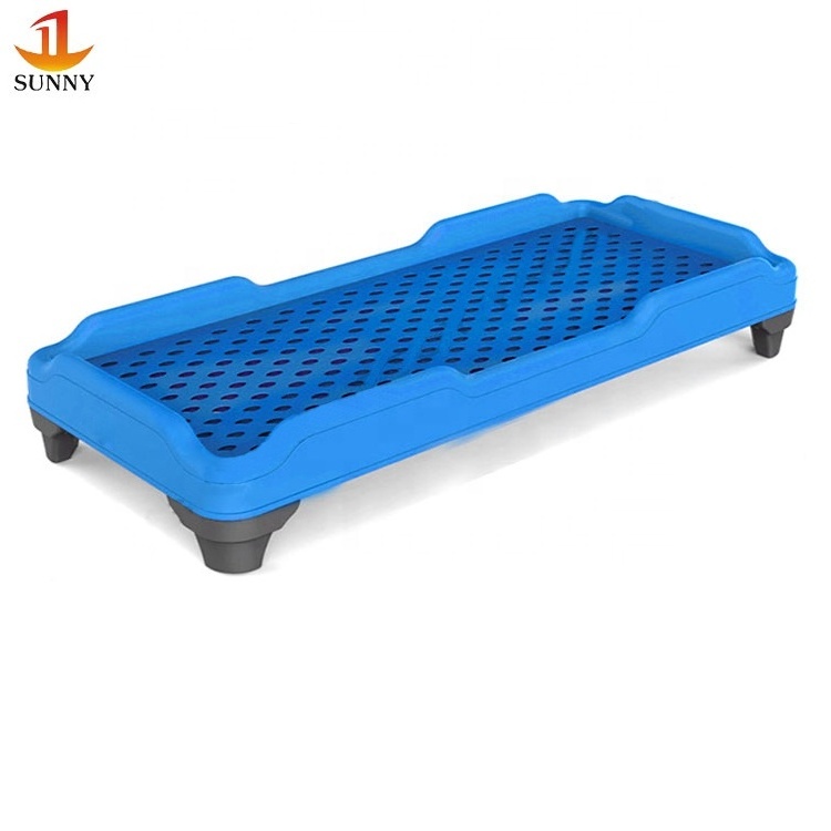 Firm structure school furniture cot bed for child