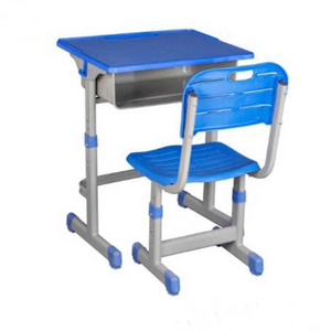 Hot sell single person primary school furniture tables and chairs for study