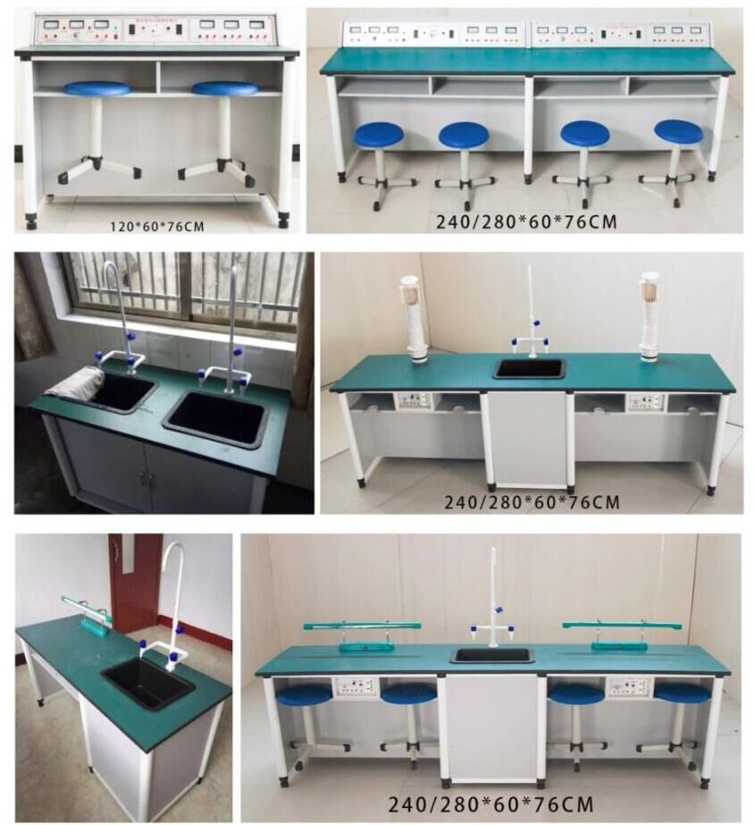 Used Science School Computer Laboratory Table Lab Casework Furniture Price