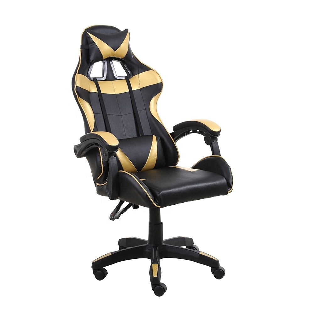 All Metal Linkage Cheap Wholesale Black yellow Gaming Racing chairs Office Game Gamer Seat Chairs office chairs