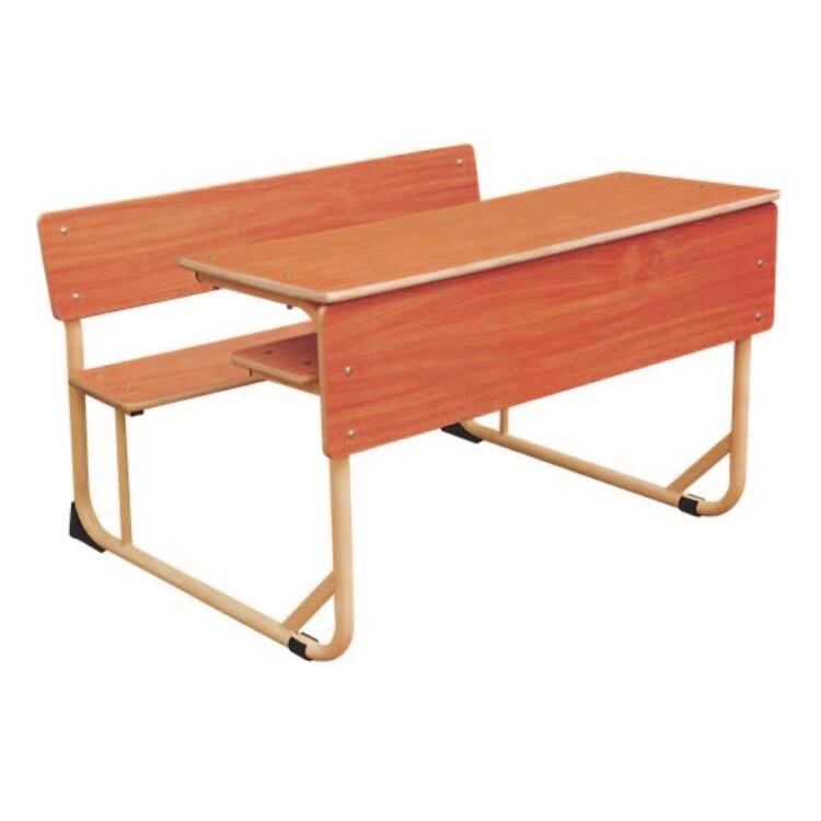 Cheap price school bench table/school furniture desk with bench