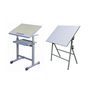 Sample design adjustable student foldable drawing table