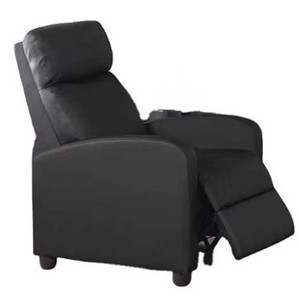 Electronic single recliner message sofa with reclining backrest