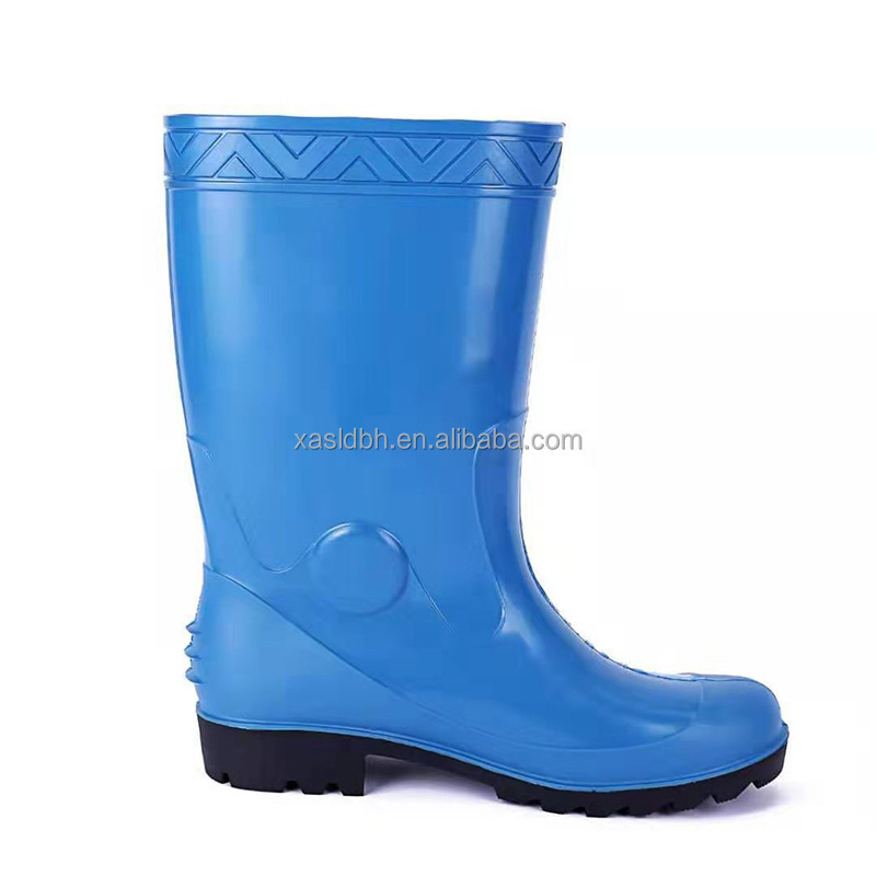 PVC high-top construction rain boots anti-smash and anti-puncture safety boots