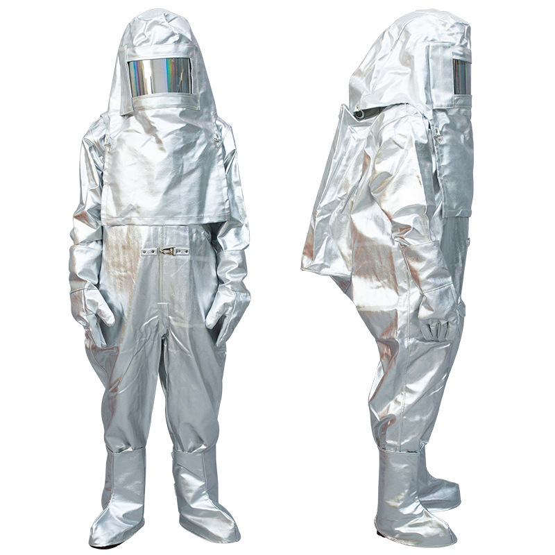 Factory direct sale fire insulation clothing  Factory workshop high-temperature resistant aluminum foil anti-scalding suit