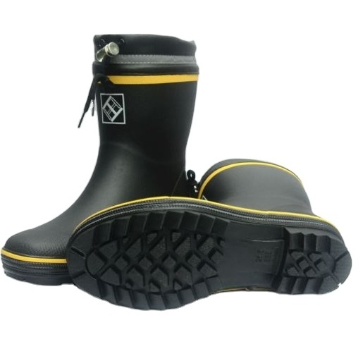 Rain thick Rubber High Medium Low Rain Boots Work Shoes Non slip Wear resistant Acid Soda steel toe sole protective boots