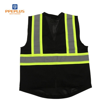 Meets ANSI/ISEA Standard High Visibility Zipper Front Safety Vest Reflective Traffic Vest