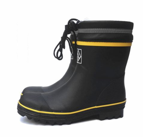 Rain thick Rubber High Medium Low Rain Boots Work Shoes Non slip Wear resistant Acid Soda steel toe sole protective boots