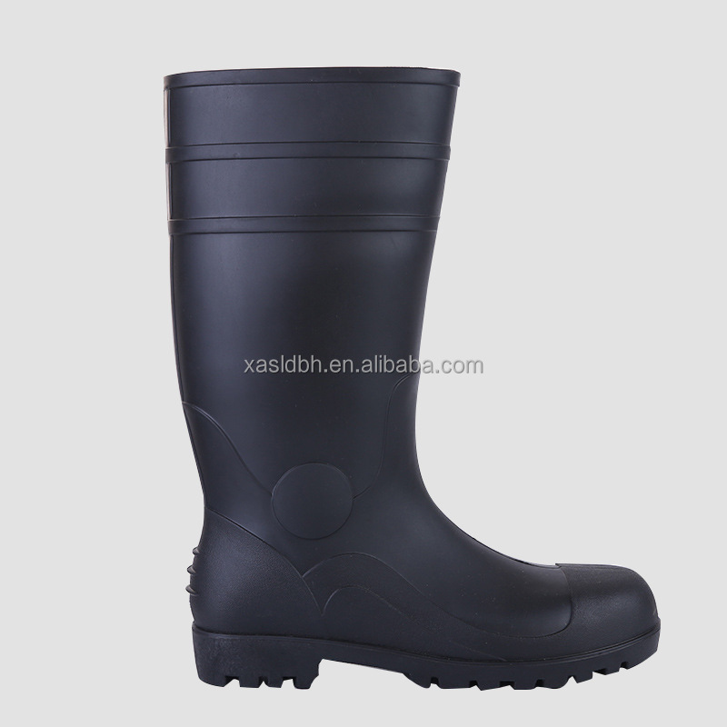 PVC high-top construction rain boots anti-smash and anti-puncture safety boots