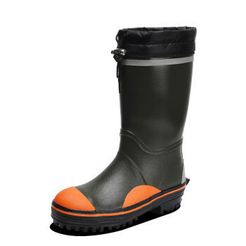 High quality soft natural rubber anti-smash and low temperature winter safety work boots