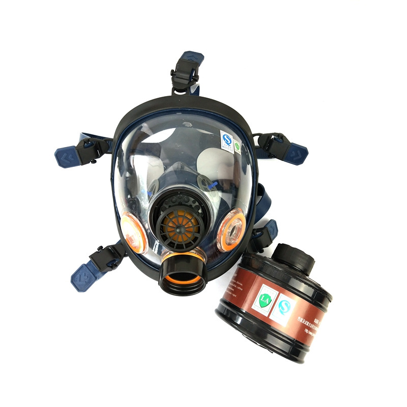 Welding Construction Protective Filter Full Face Gas Mask