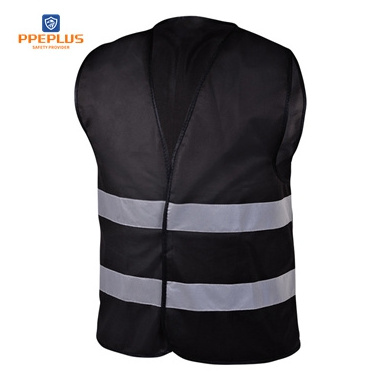 100% Polyester Fabric High Visibility Vest EN20471 Green Color Reflective Vest Safety