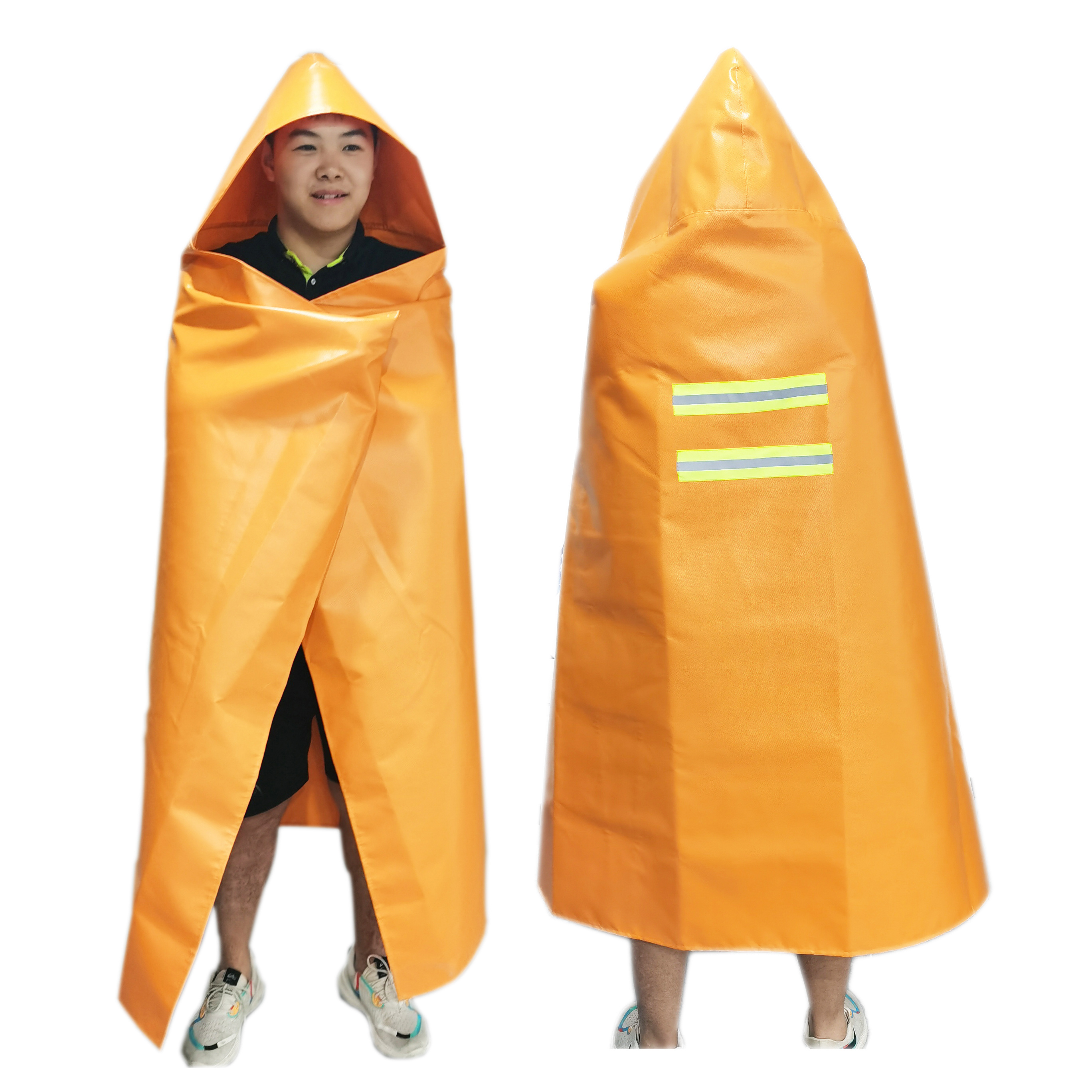 Fiberglasses material fire retardant for protection protective-clothing-against-fire fieproof cloak fire cape