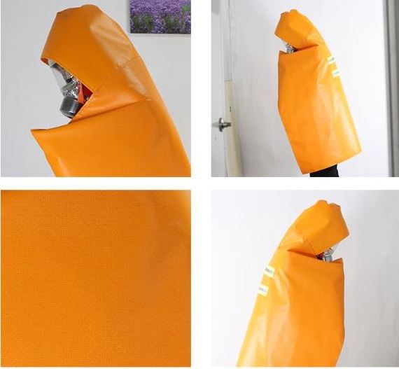 Cheap and High Quality Emergency Glass Spandex Fire Resistant Silicone Coated Fiberglass Fire Blanket Cloak Fireproof Cloth High