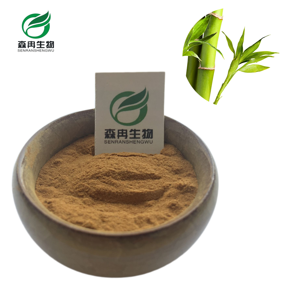 Pure natural organic Bamboo Leaf Extract Powder 70% Bamboo Silica Powder